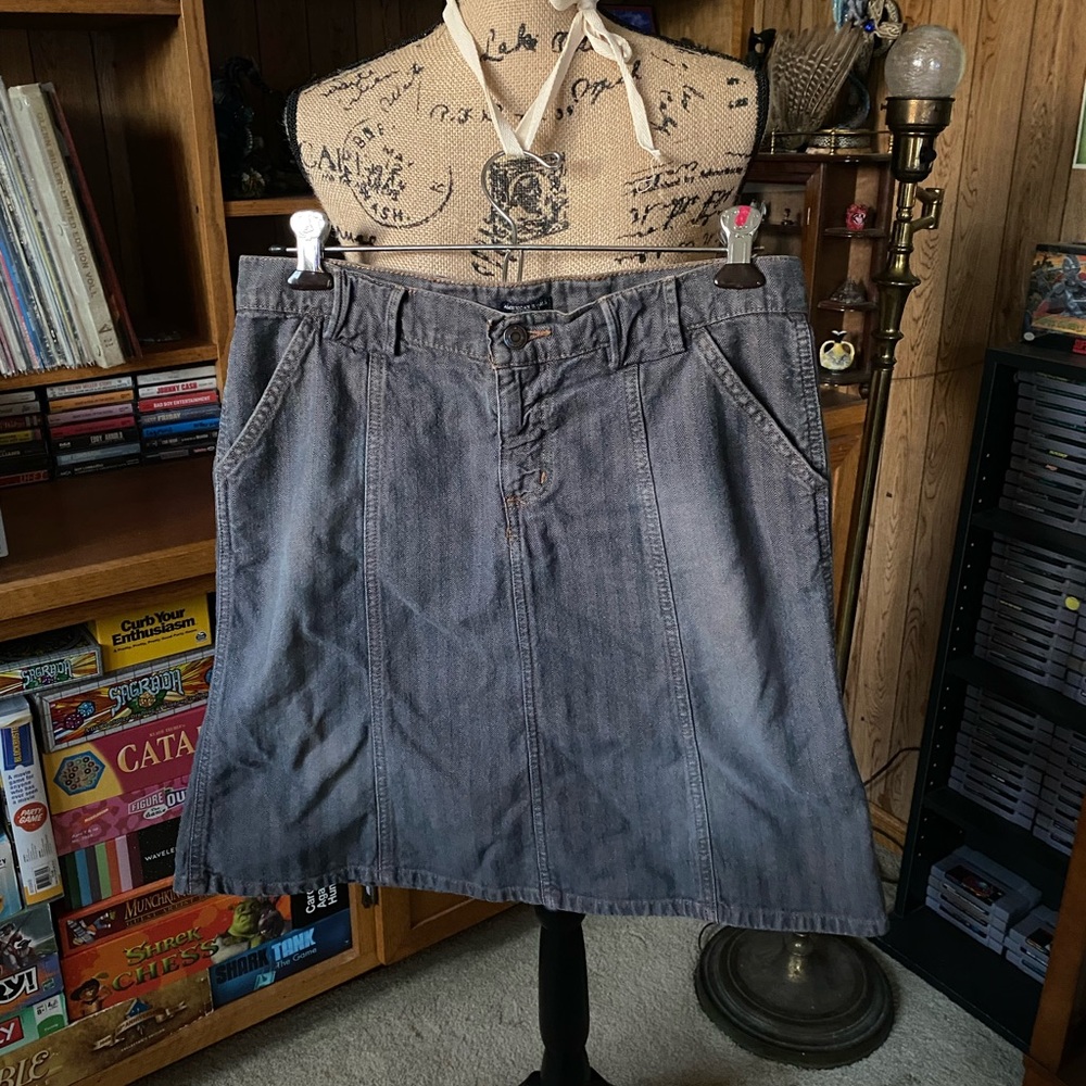 Y2K American Eagle Denim Skirt